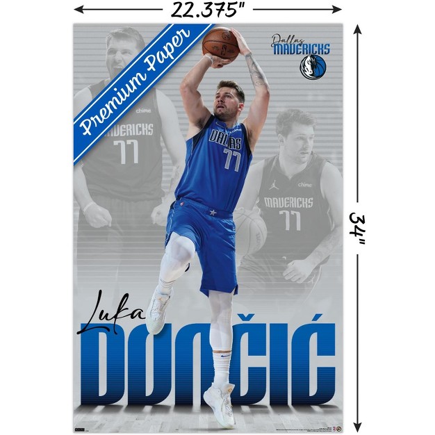 Trends International Nba Dallas Mavericks Luka Doncic 22 Unframed Wall Poster Prints