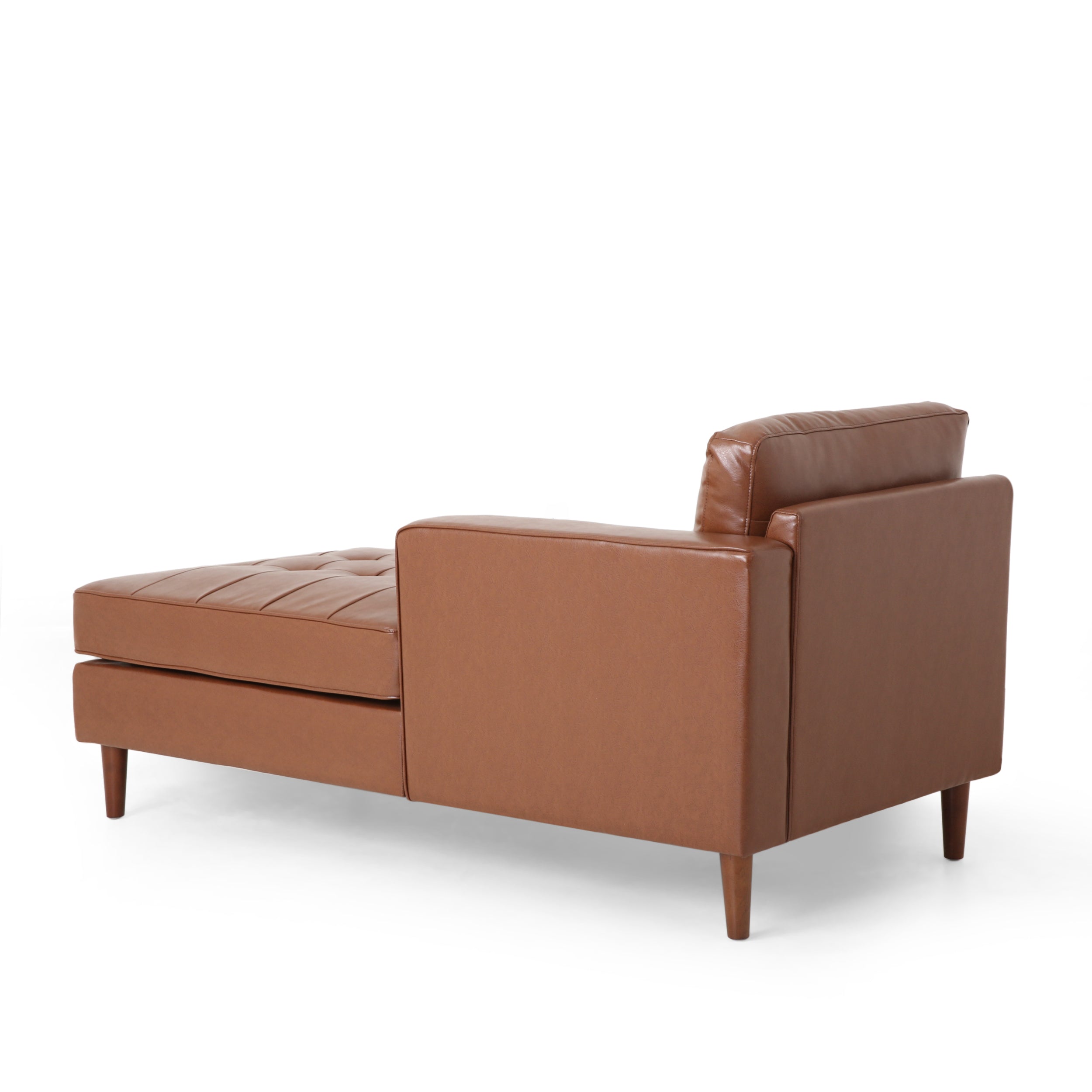 Hixon Contemporary Tufted Upholstered Chaise Lounge