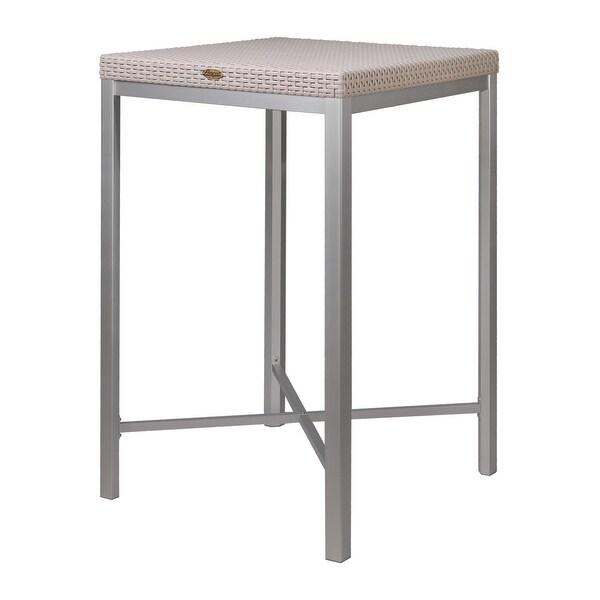 Russ Resin AllWeather Bar Table with Aluminum Legs