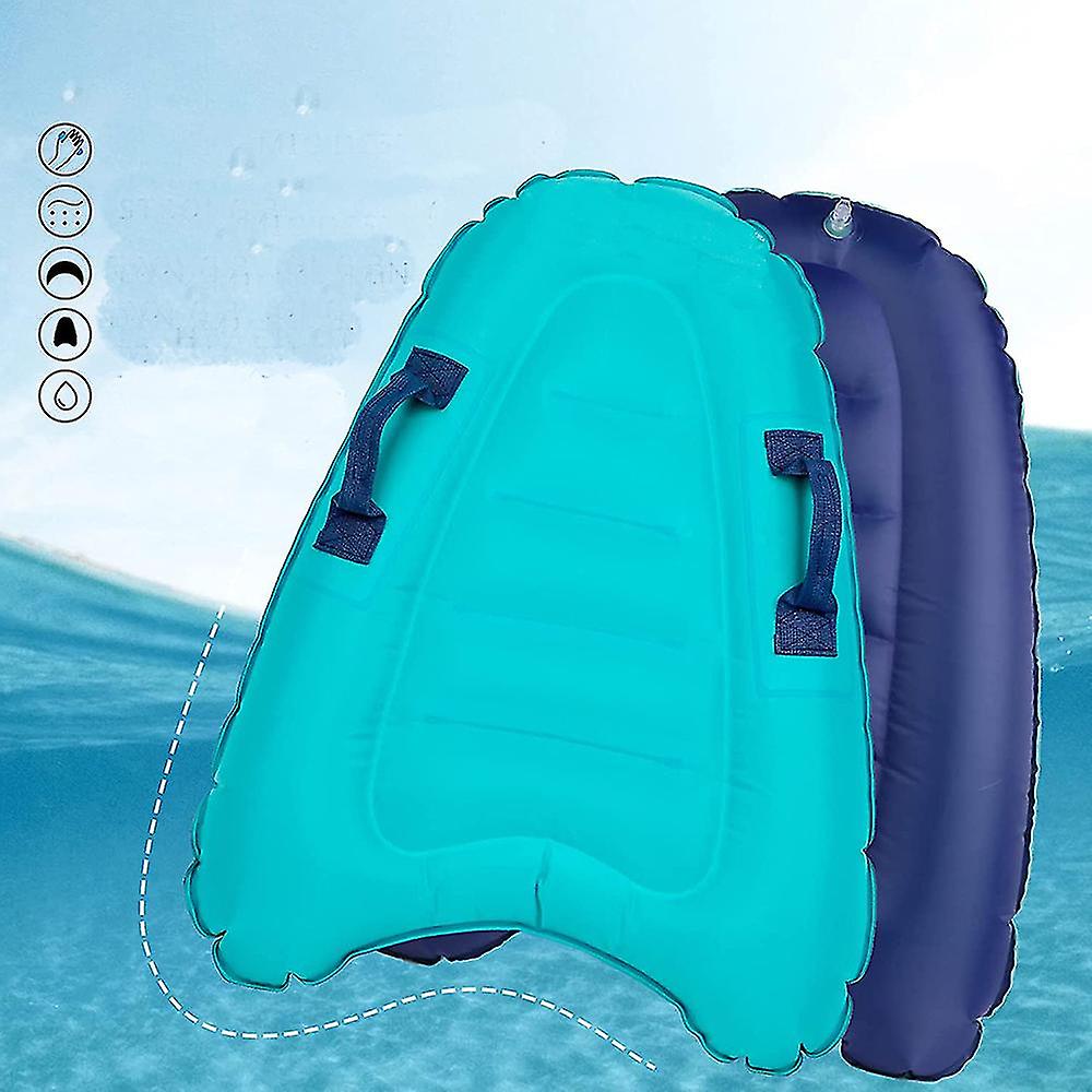 Aufblasbares Bodyboard Mit Griffen，tragbares Bodyboard Schwimmbrett Faltbares Surfboard ，float Surfbrett Fr Erwachsene Zum Strandsurfen Pool Schwimmen