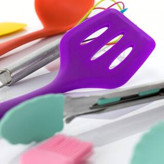 MegaChef Mulit-Color Silicone Cooking Utensils (Set of 12) 985114366M