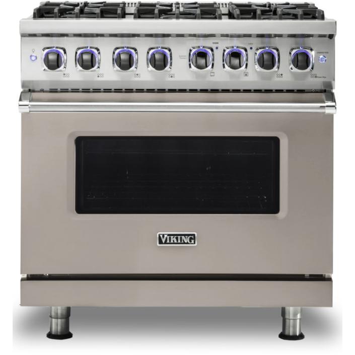 Viking 36-inch Freestanding Gas Range with Elevation Burners VGR7362-6BPG