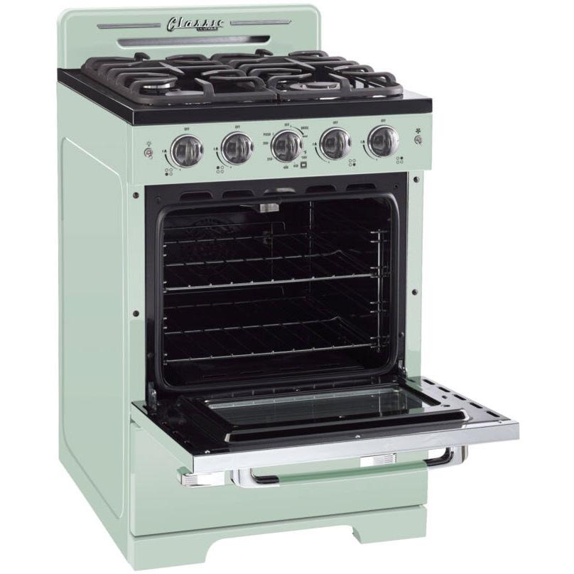 Unique Appliances 24-inch Freestanding Gas Range with Convection Technology UGP-24CR LG