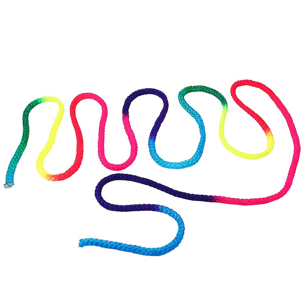 Rainbow Color Rhythmic Gymnastics Rope Solid Competition Arts Training Rope