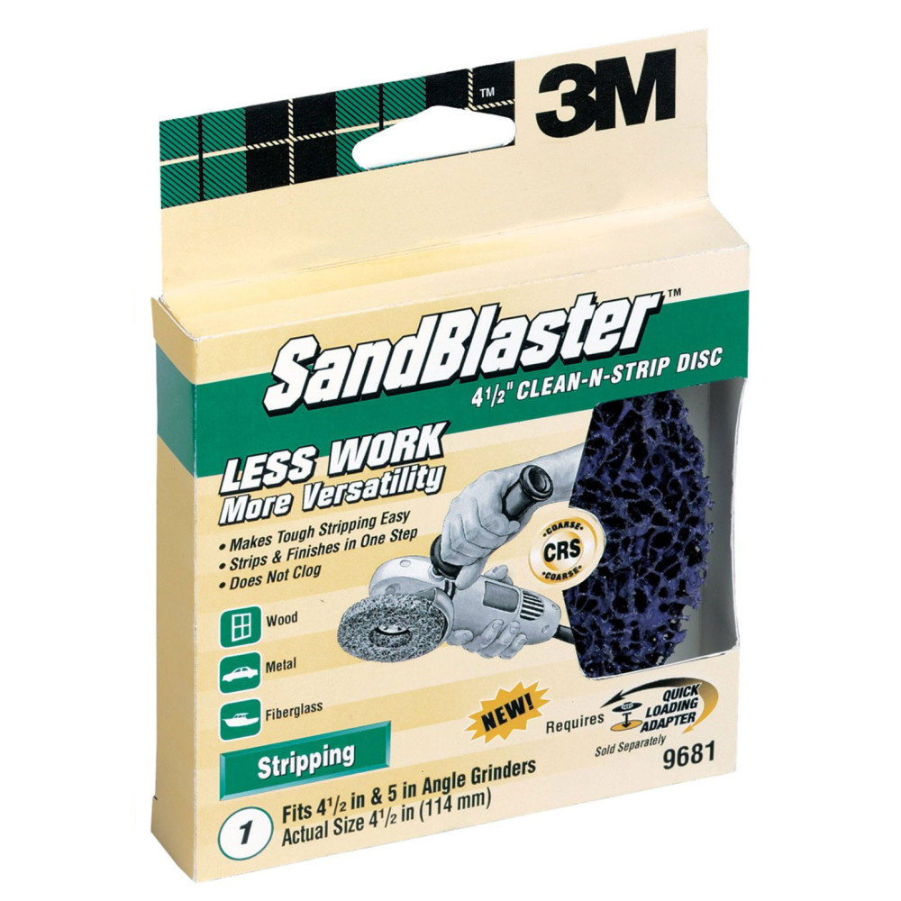 3M Sandblaster 4.5 Right Angle Grinder Clean and Strip Disc