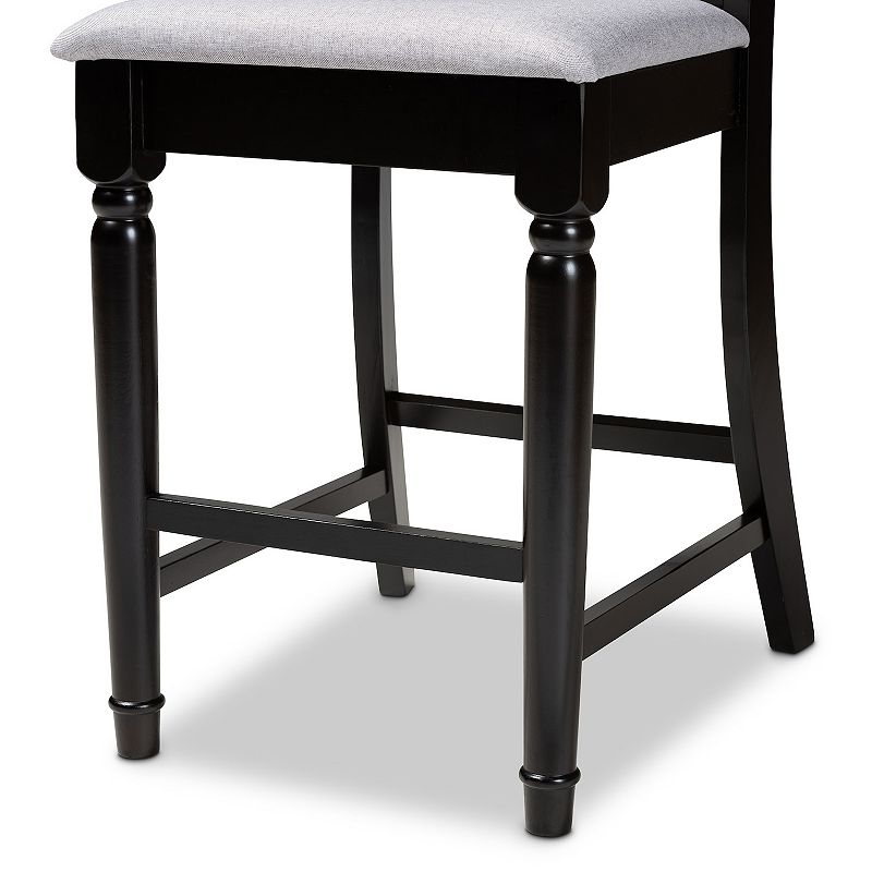 Baxton Studio Verina Pub Table and Stool 5-piece Set