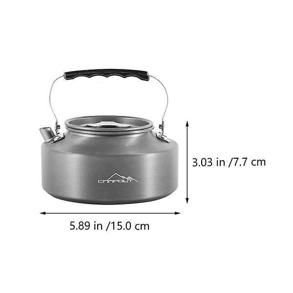 1.1l Outdoor Camping Kettle Aluminum Tea Kettle Compact Lightweight Coffee Pot