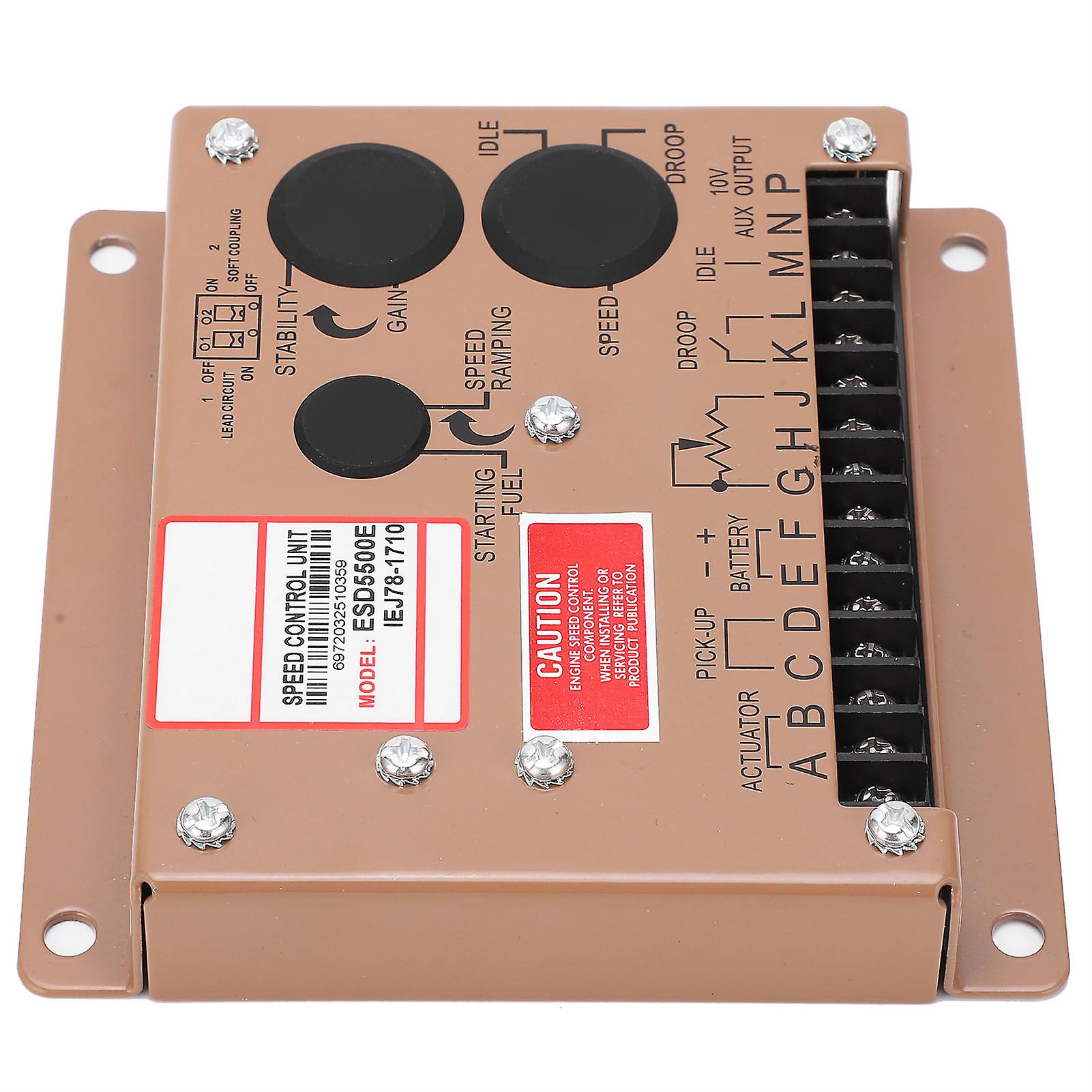 Engine Speed Regulator Generator Electronic Control Module Genset Parts Esd5500e Dc 12v/24v