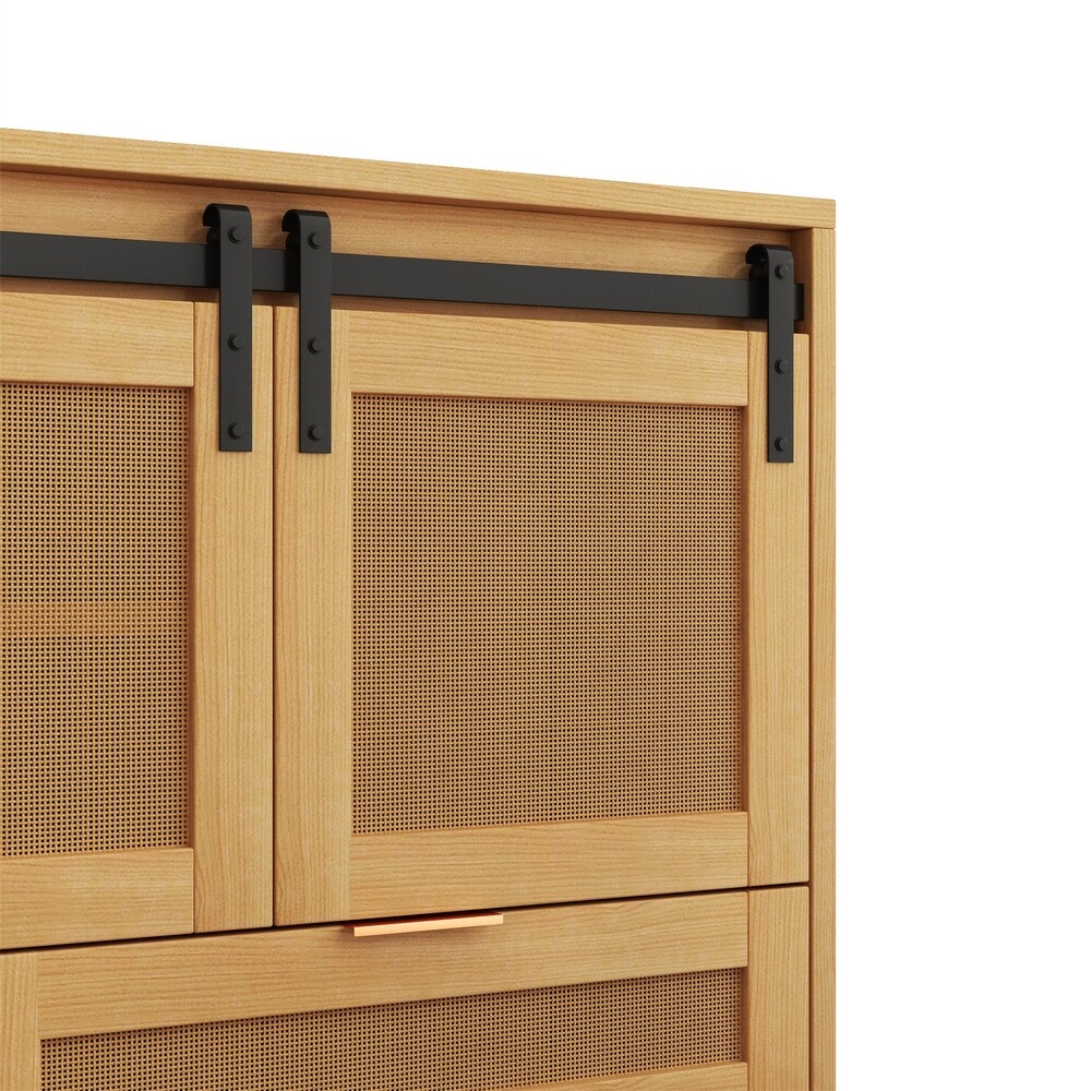 Sliding Barn Door Storage Cabinet