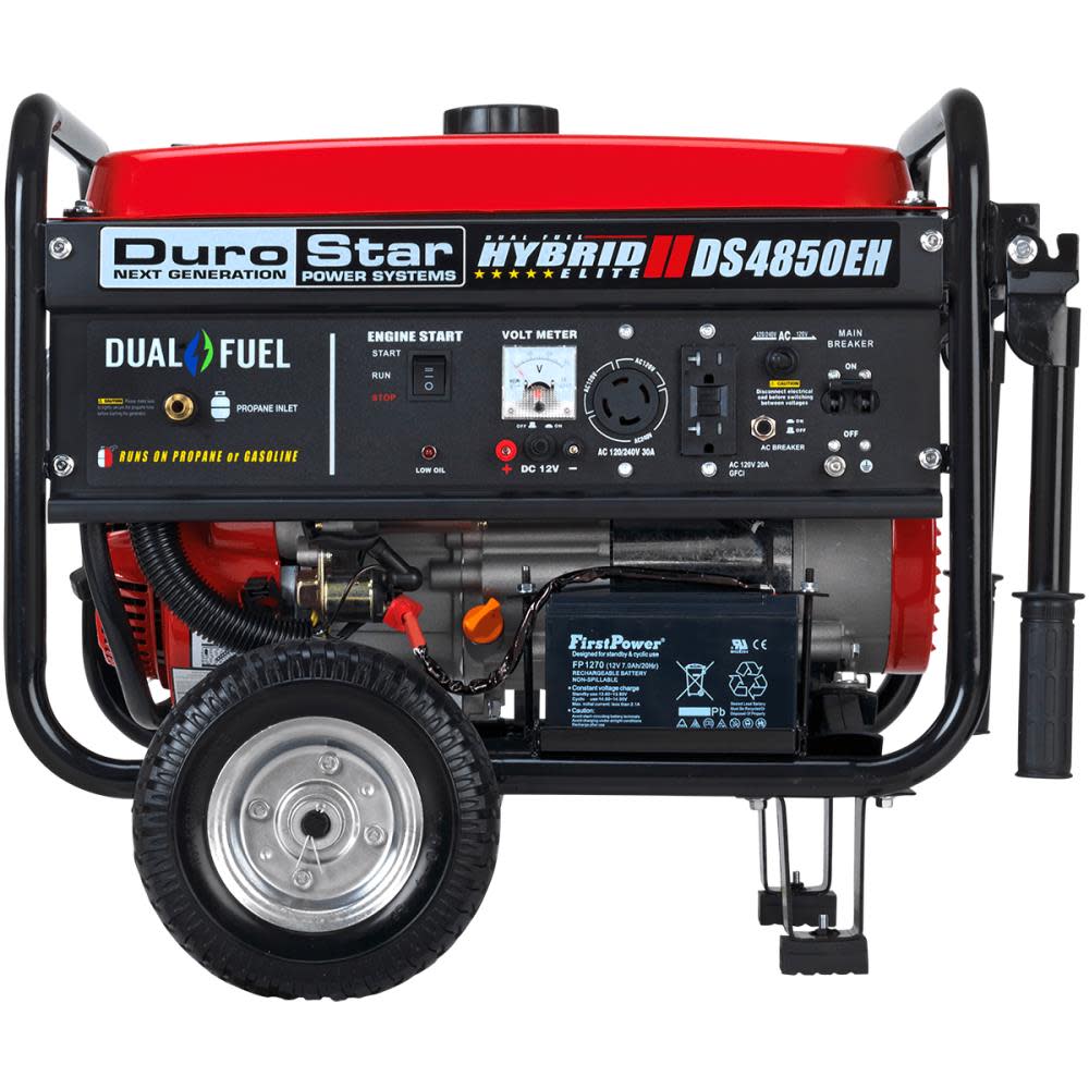 4850-Watt Dual Fuel Hybrid Portable Generator ;