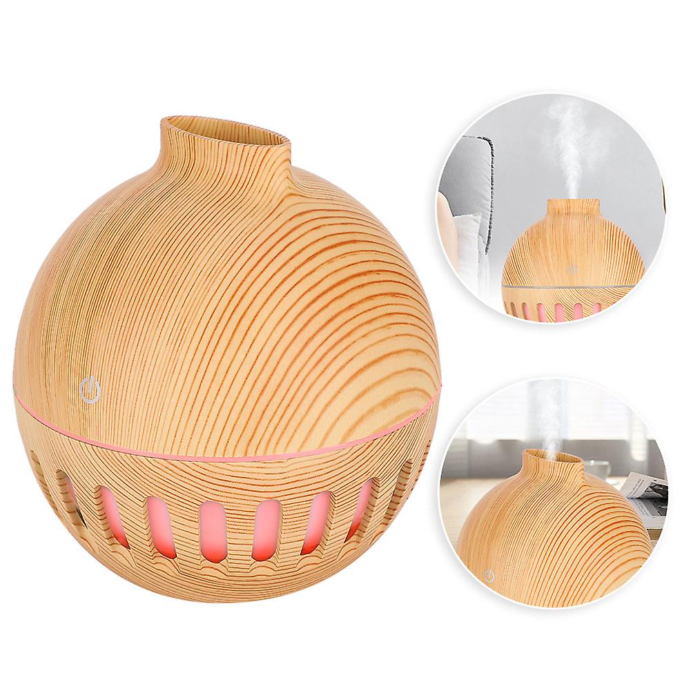 130ml Humidifier Usb Home Office Air Humidifier Night Light Aroma Diffuserlight Wooden Grain