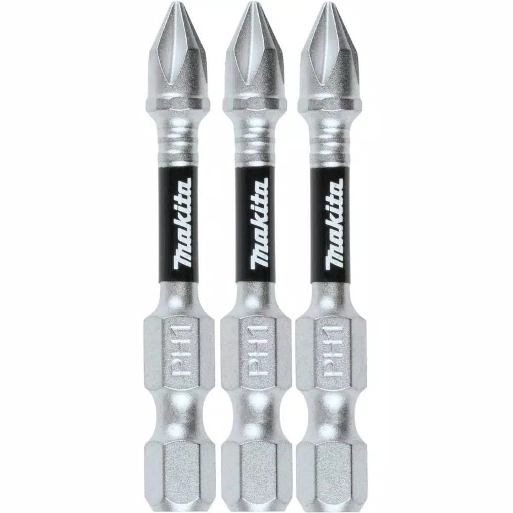 Makita Impact XPS #1 Phillips 2 in. Power Bit (3-Pack) and#8211; XDC Depot