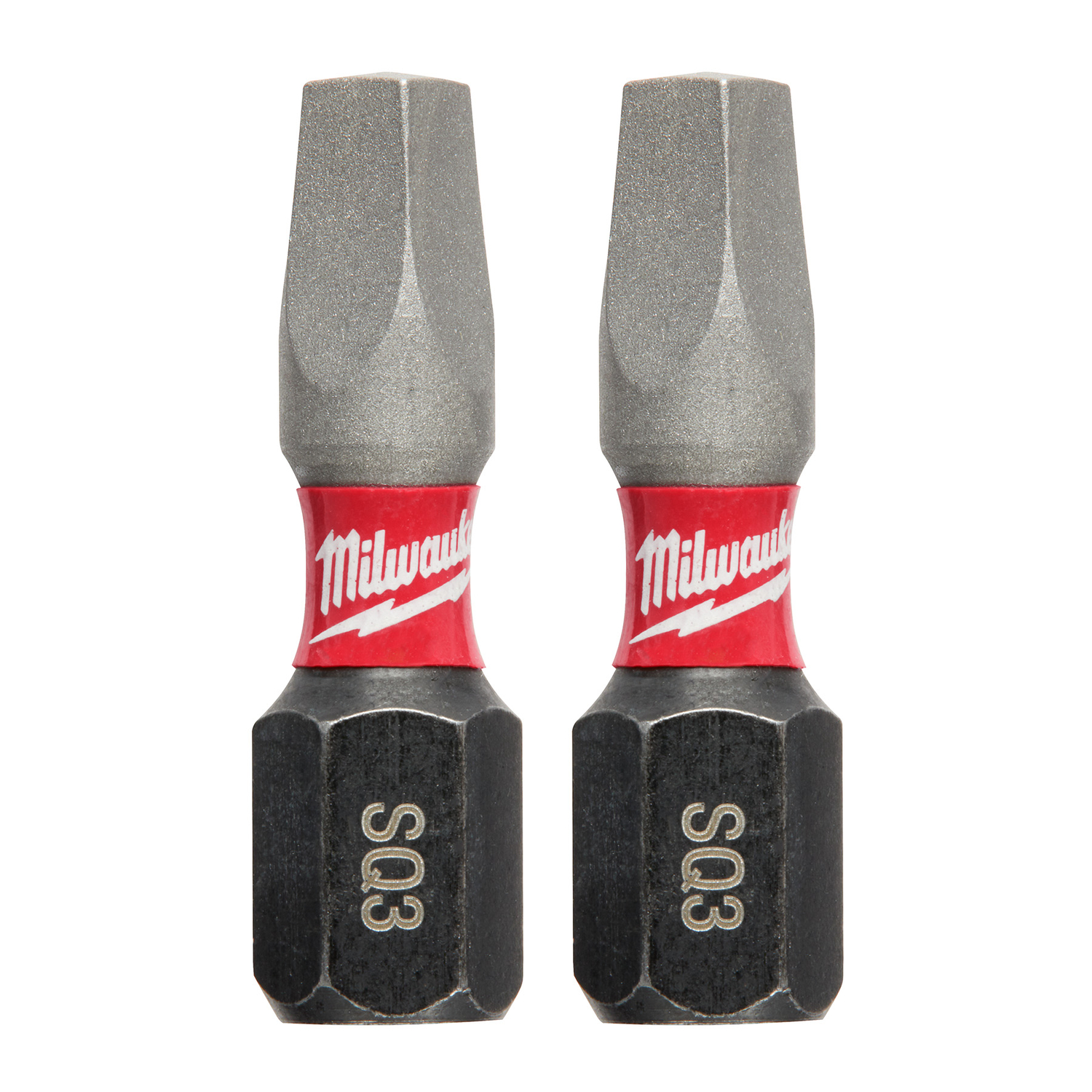 MW Shockwave Square #3 X 1 in. L Screwdriver Bit Steel 2 pk