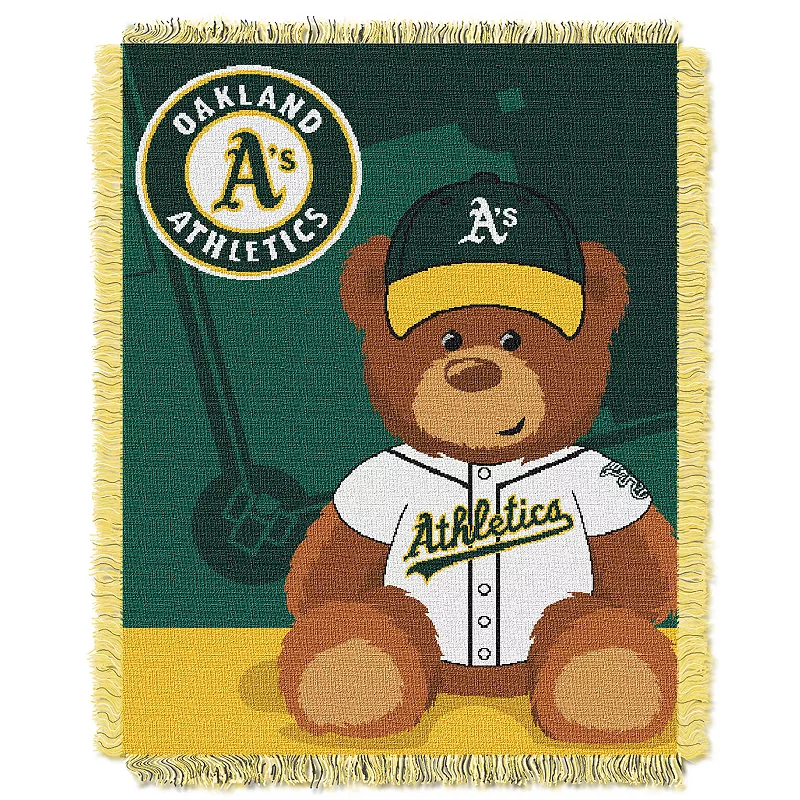 Oakland Athletics Baby Jacquard Throw