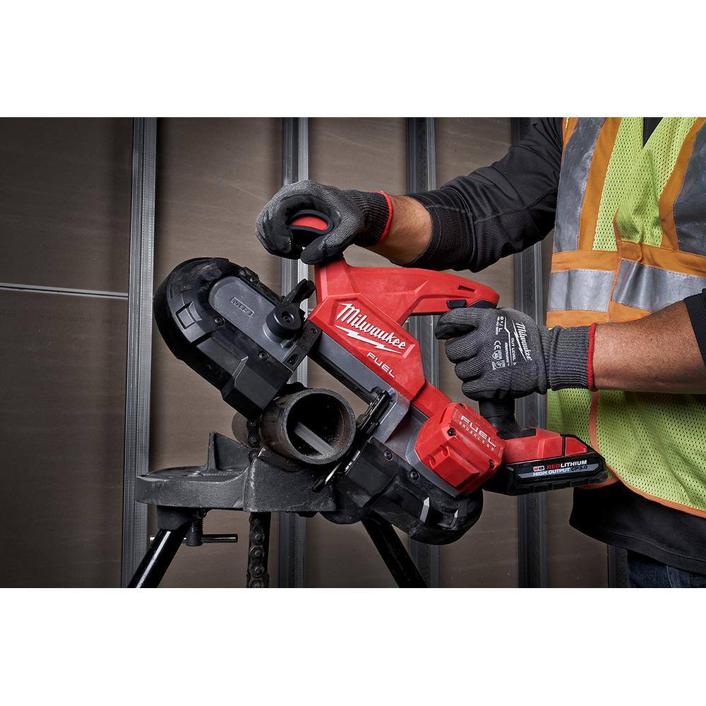 MW M18 FUEL 18V Lithium-Ion Brushless Cordless Compact Bandsaw wJig Saw  8.0ah Starter Kit 2829-20-2737-20-48-59-1880