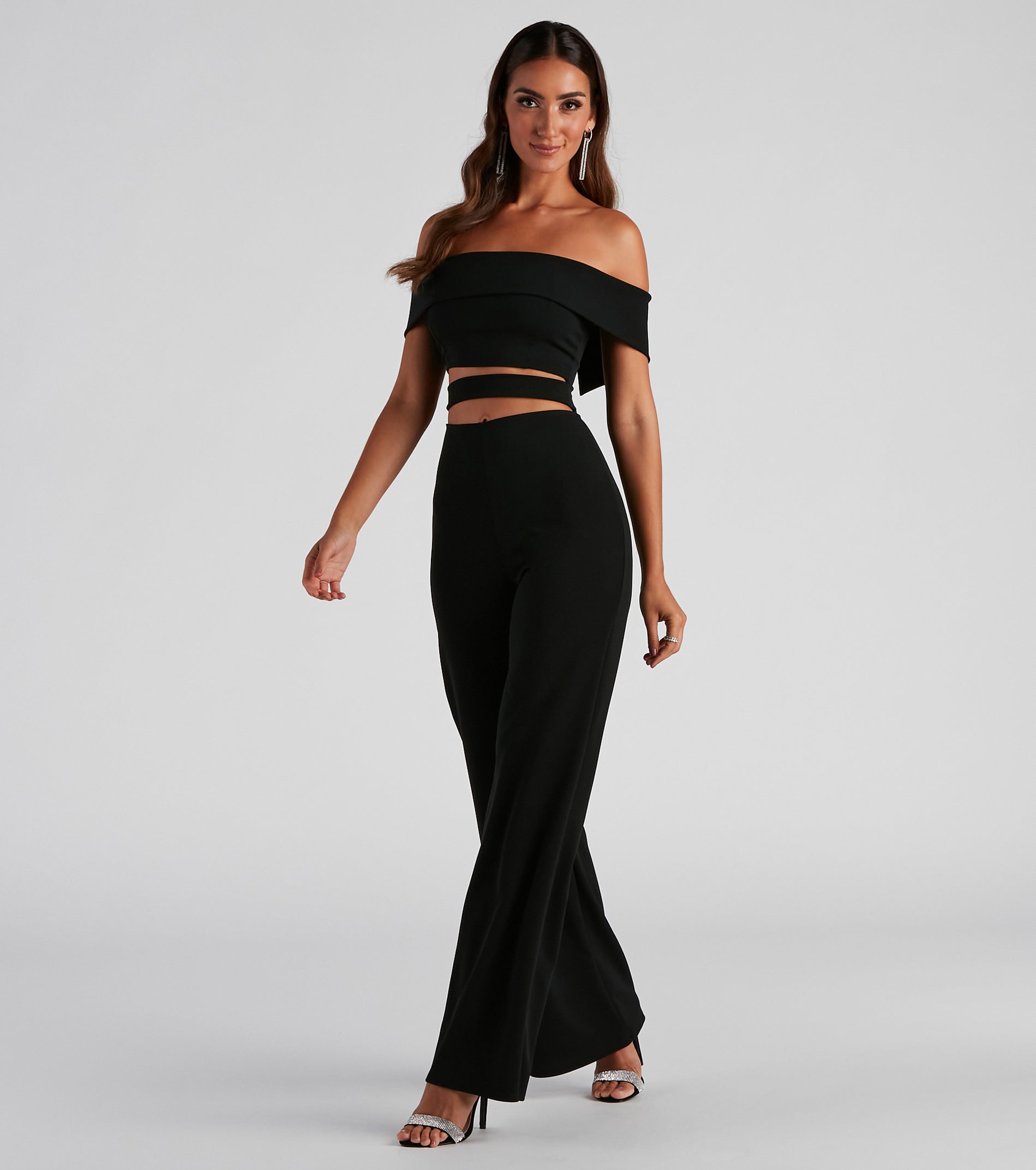 Elevated Style Off-The-Shoulder Jumpsuit