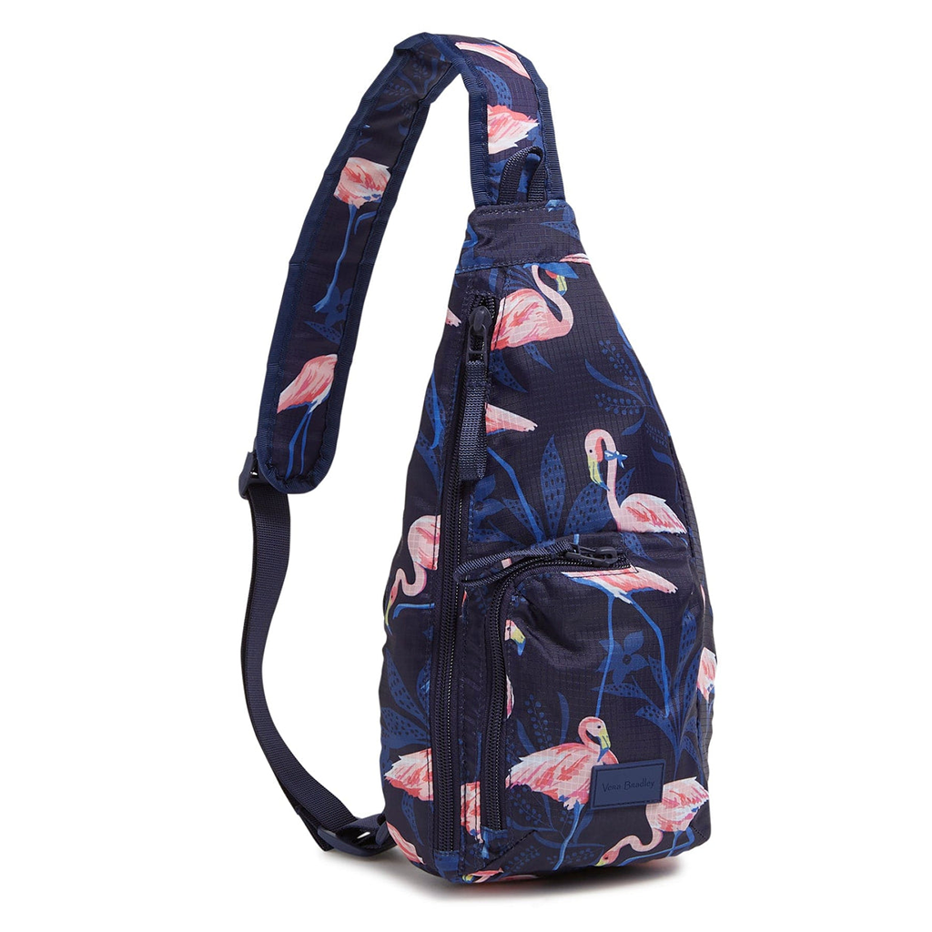 Vera Bradley  Mini Sling Backpack in Flamingo Party