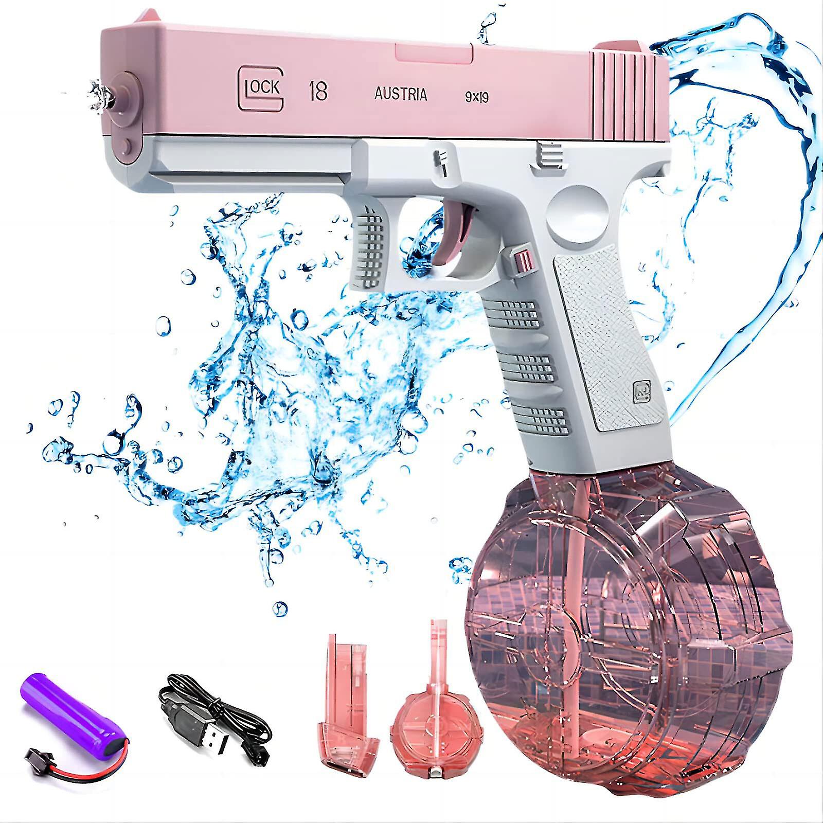 New Upgrade Electric Water Guns For Kids Ages 4-12 Automatic Squirt Guns For Boys Water Toy， Water Squirter For Kids Adults Summer Pool Beach Party Wa