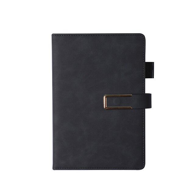 360 Pages Business Notebook Magnetic Buckle Book Retro PU Buckle Journal Diary Book Portable A5 Notepad