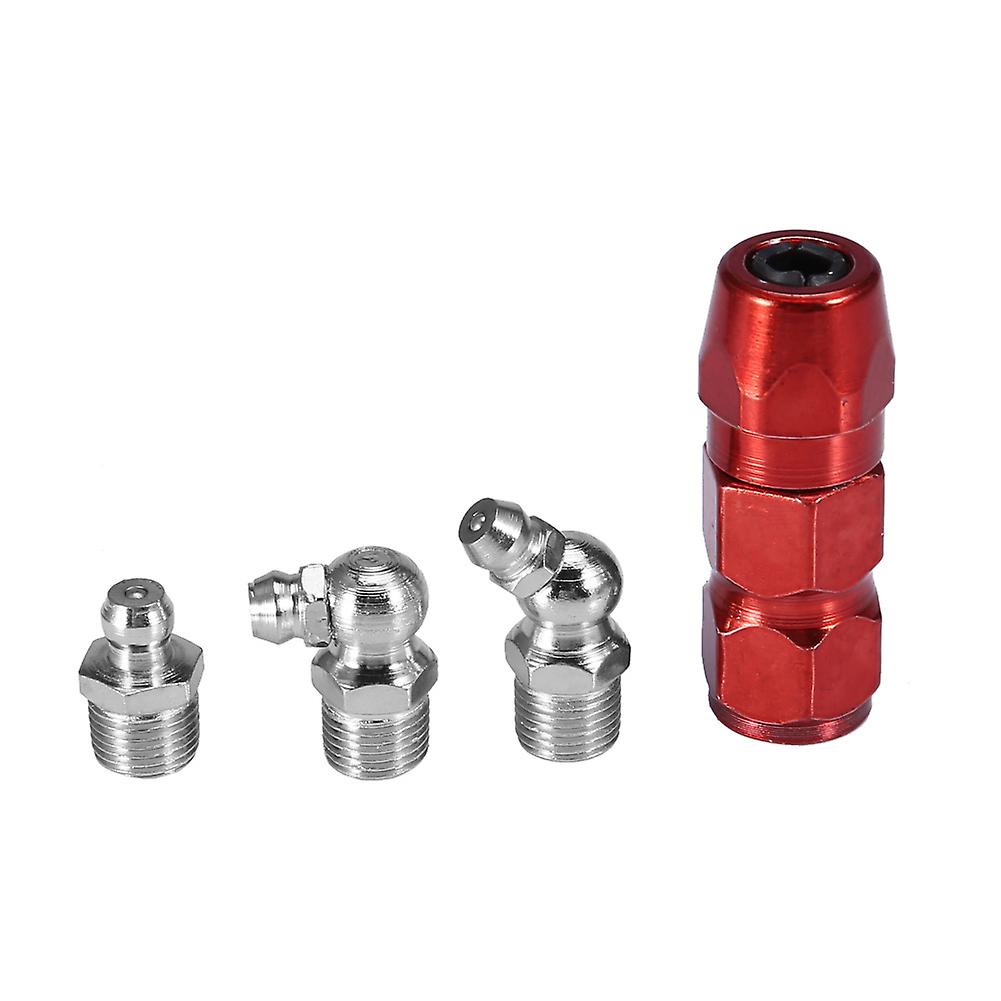 Metal Replacement Grease Nipple Fittings Pack Set Mechanical Lubrication Part (m6*1 45)