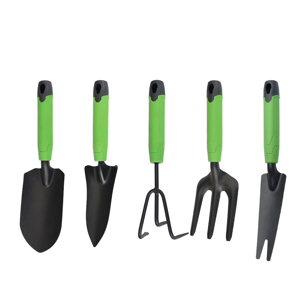 10 Pieces Gardening Hand Tools Set Carbon Steel Garden Tool Kit