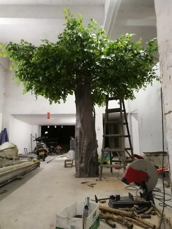 Chinese Supply 3m Faux Tree Artificial Ficus Tree for Outdoor Decoration