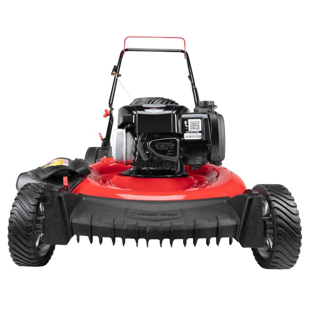 TroyBilt 21in 140cc Briggs and Stratton Gas Push Lawn Mower with Mulching Kit Included