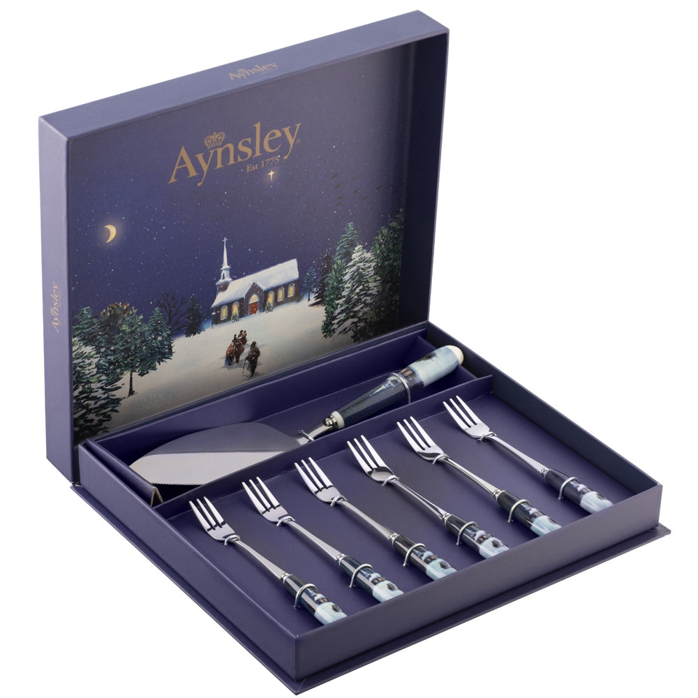 Aynsley Silent Night Pastry Set