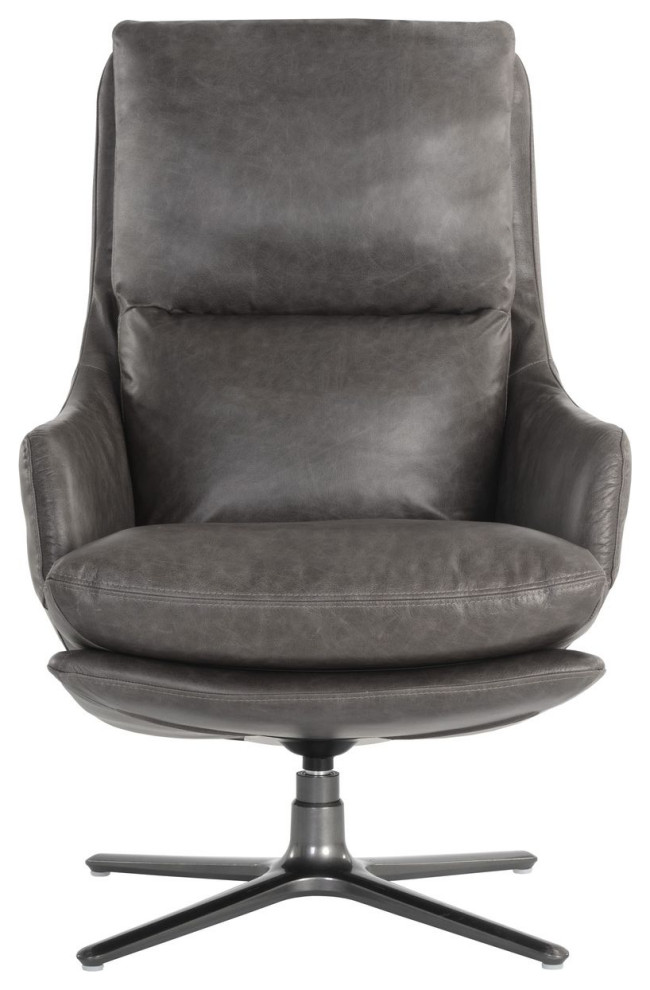 Sunpan 5West Cardona Swivel Lounge Chair   Transitional   Armchairs And Accent Chairs   by Unlimited Furniture Group  Houzz