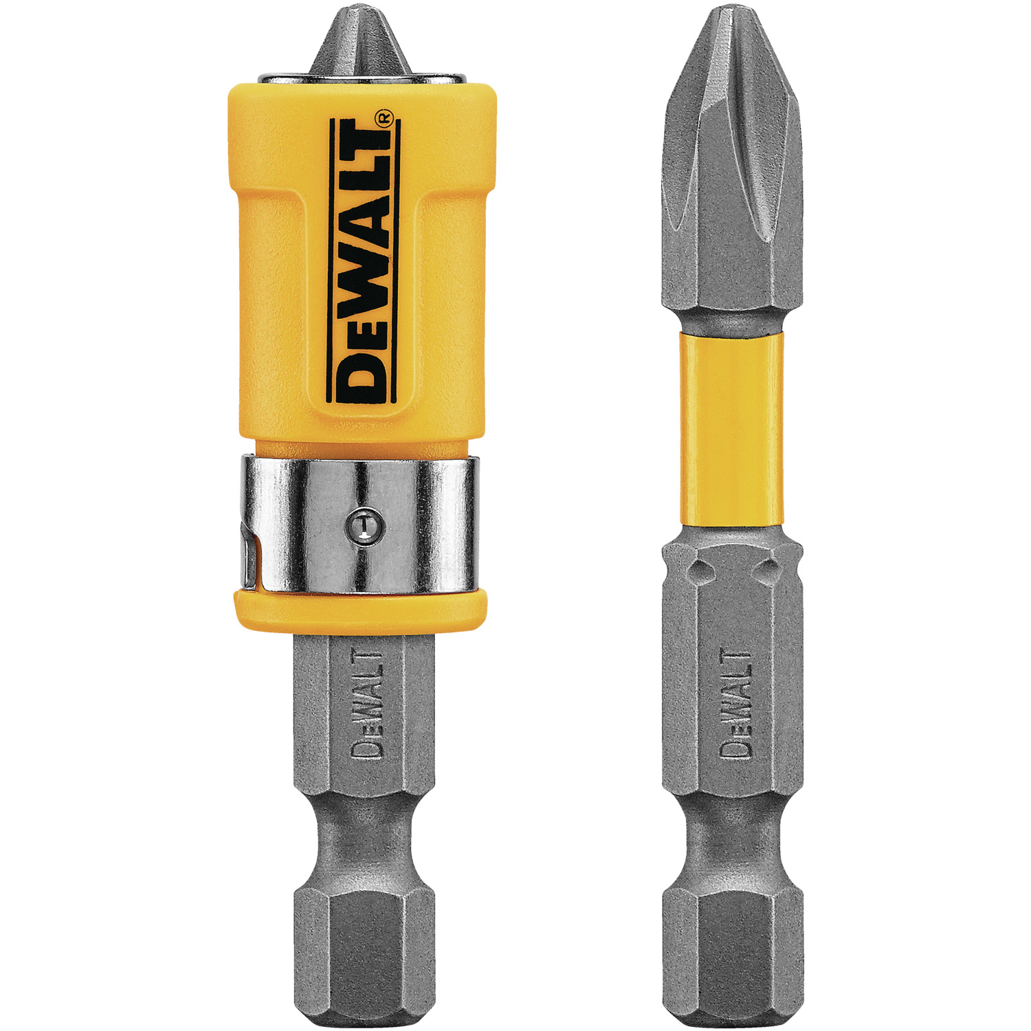 DW Max Fit Phillips #2 X 2 in. L Power Bit and Sleeve Set S2 Tool Steel 3 pc