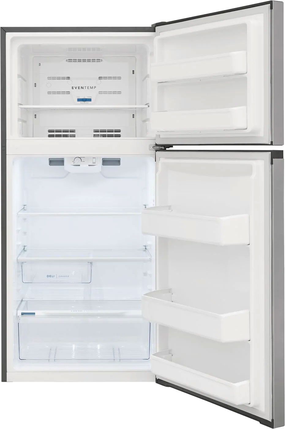 Frigidaire ADA 13.9 Cu. Ft. Brushed Steel Top Freezer Refrigerator