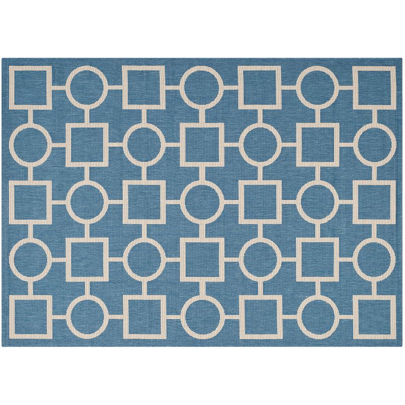 Safavieh Courtyard Geometry Indoor Outdoor Rug