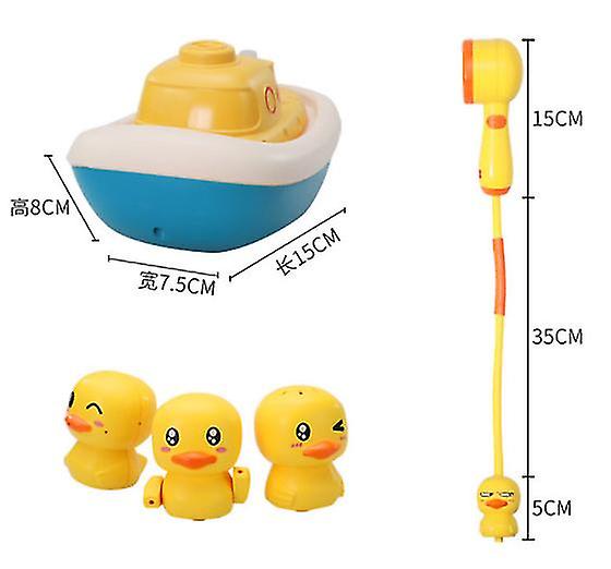 Little Yellow Duck Shower Toys， Electric Water Spray Toys， Baby Shower Toys