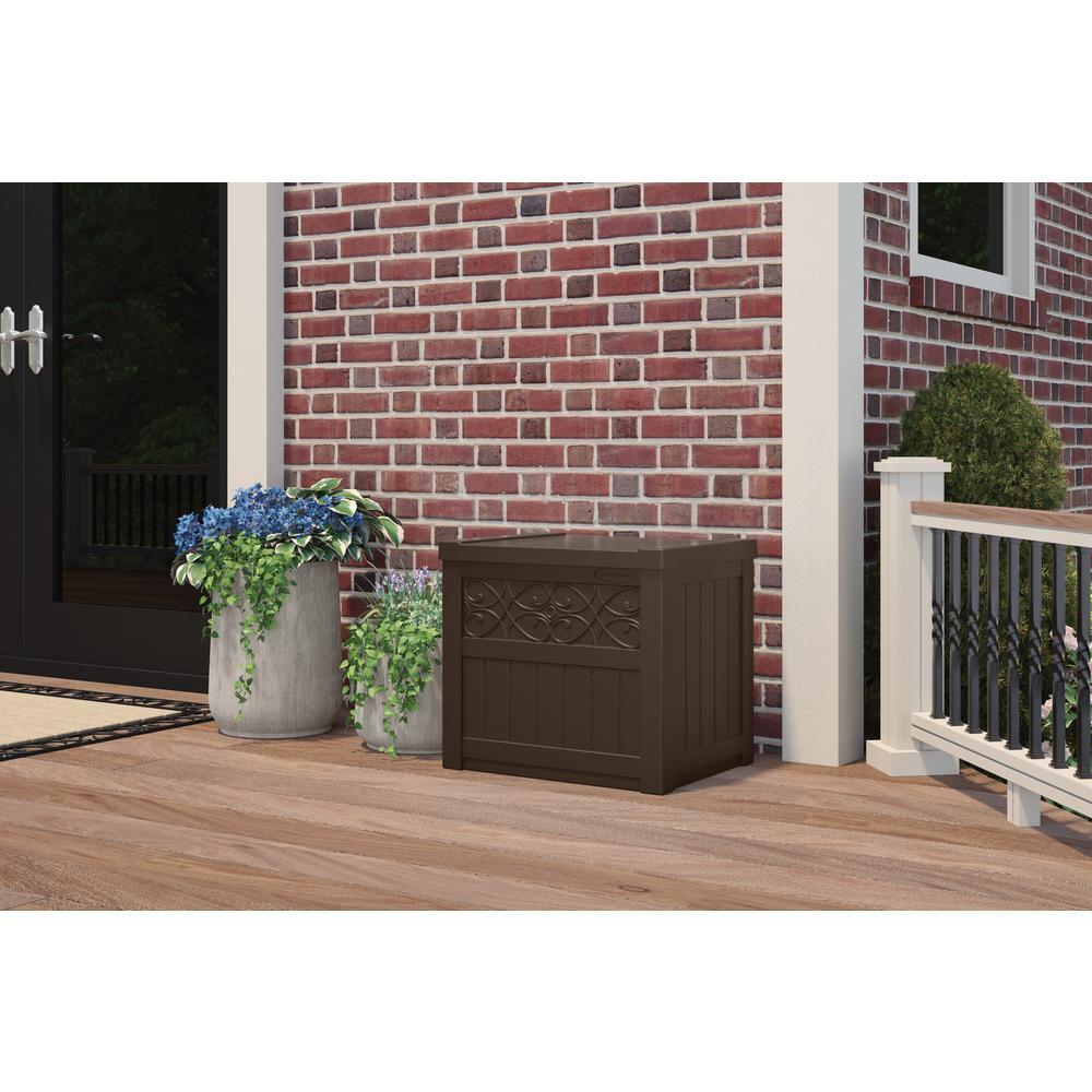 Suncast SNCSS502J 22 gal Deck Box - Trellis Java