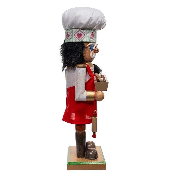 Kurt Adler 15Inch Wooden Chef Nutcracker