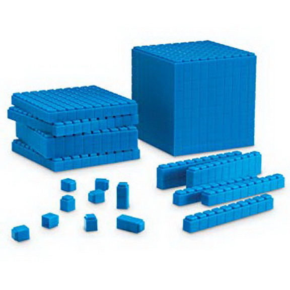 Learning Resources LER6356 Interlocking Base Ten S...