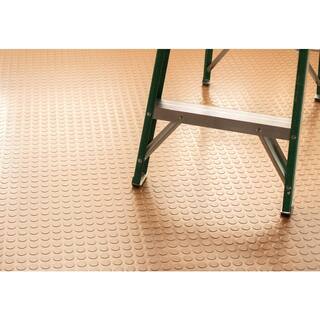 G-Floor Coin 7.5 ft. x 17 ft. Sandstone Commercial Grade Vinyl Garage Flooring Cover and Protector GF75CN717SN