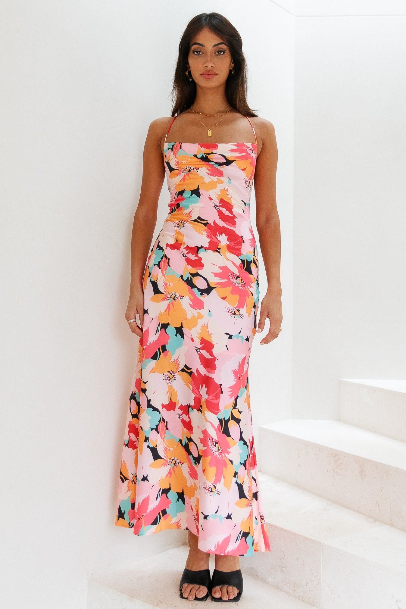 Floating Mind Maxi Dress Floral