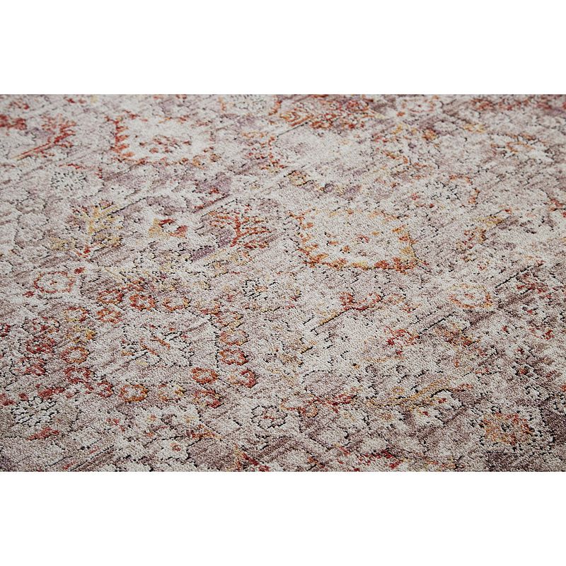 Weave and Wander Matana Pink Ornamental Area Rug