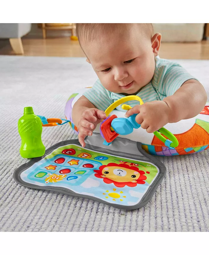 Fisher Price Littlest Gamer Tummy Wedge  Sensory Tummy Time Baby Toy