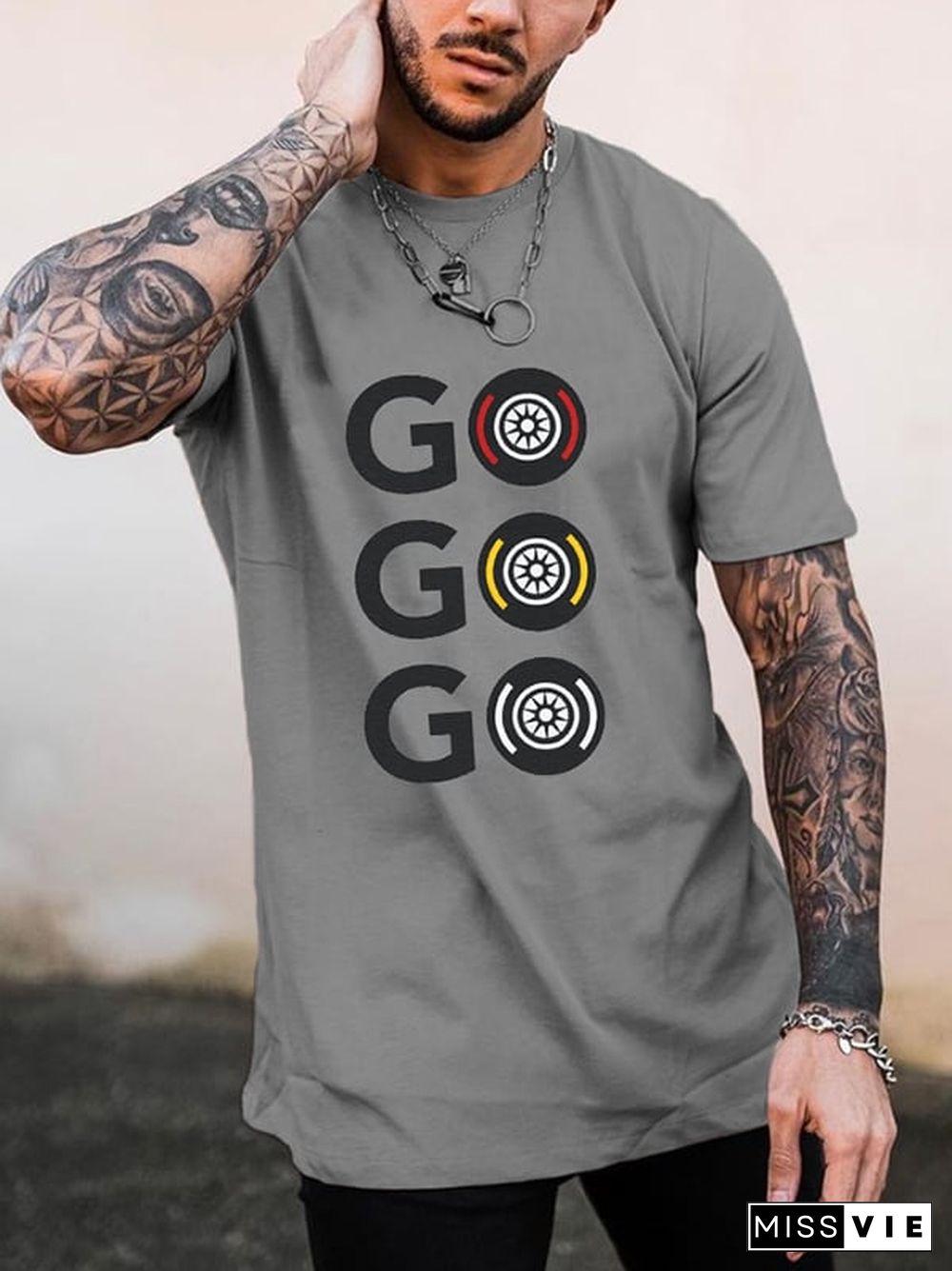 Men's Racing Casual T-Shirt