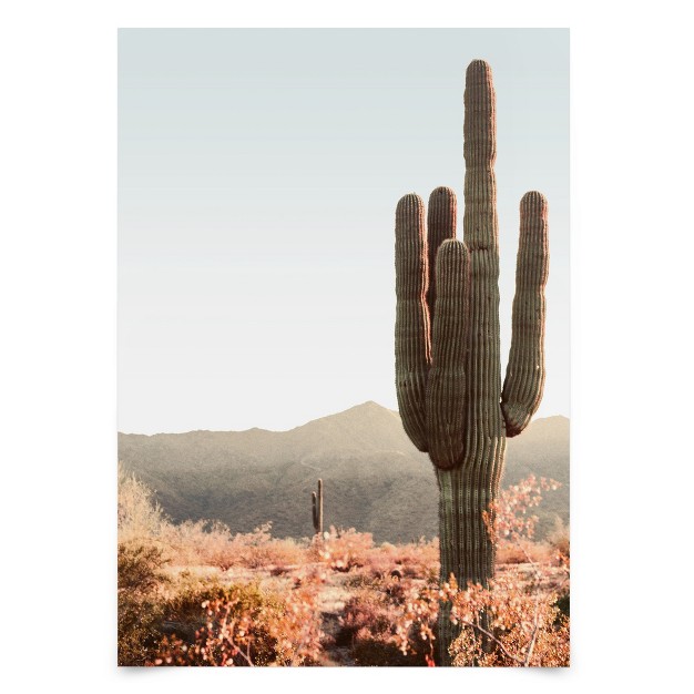 Americanflat Landscape Wall Art Room Decor Arizona Cactus Print By Tanya Shumkina