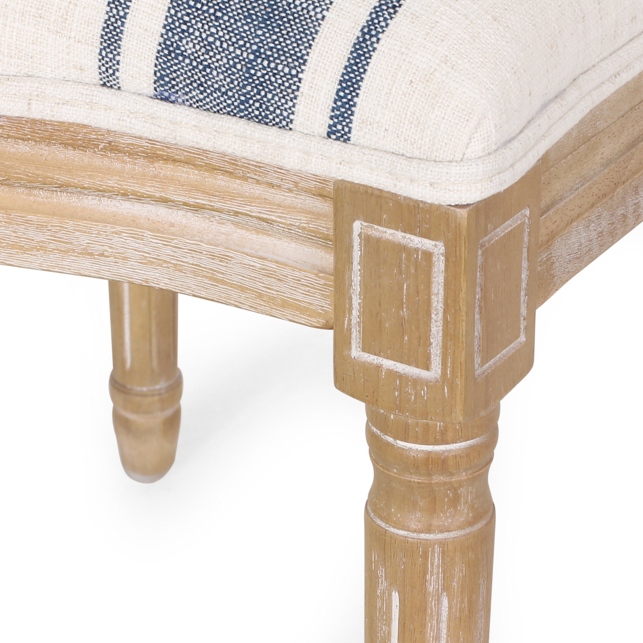 Lariya French Country Fabric Dining Chairs