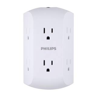 Philips Grounded Tap 6-Outlets with Resettable Circuit Breaker SPS1460WA37