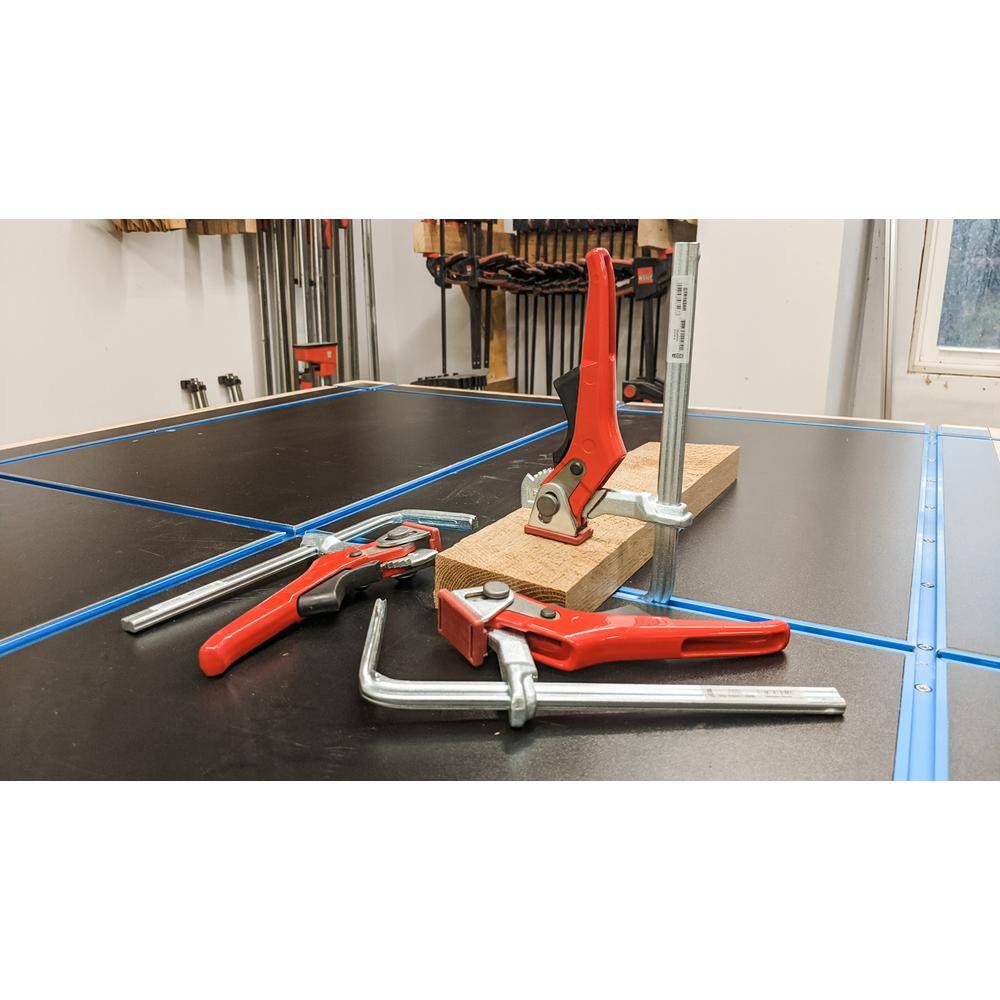 BESSEY 6 in. Capacity Track Saw and Table Clamp with Lever Handle and 2-516 in. Throat Depth GTR16S6H