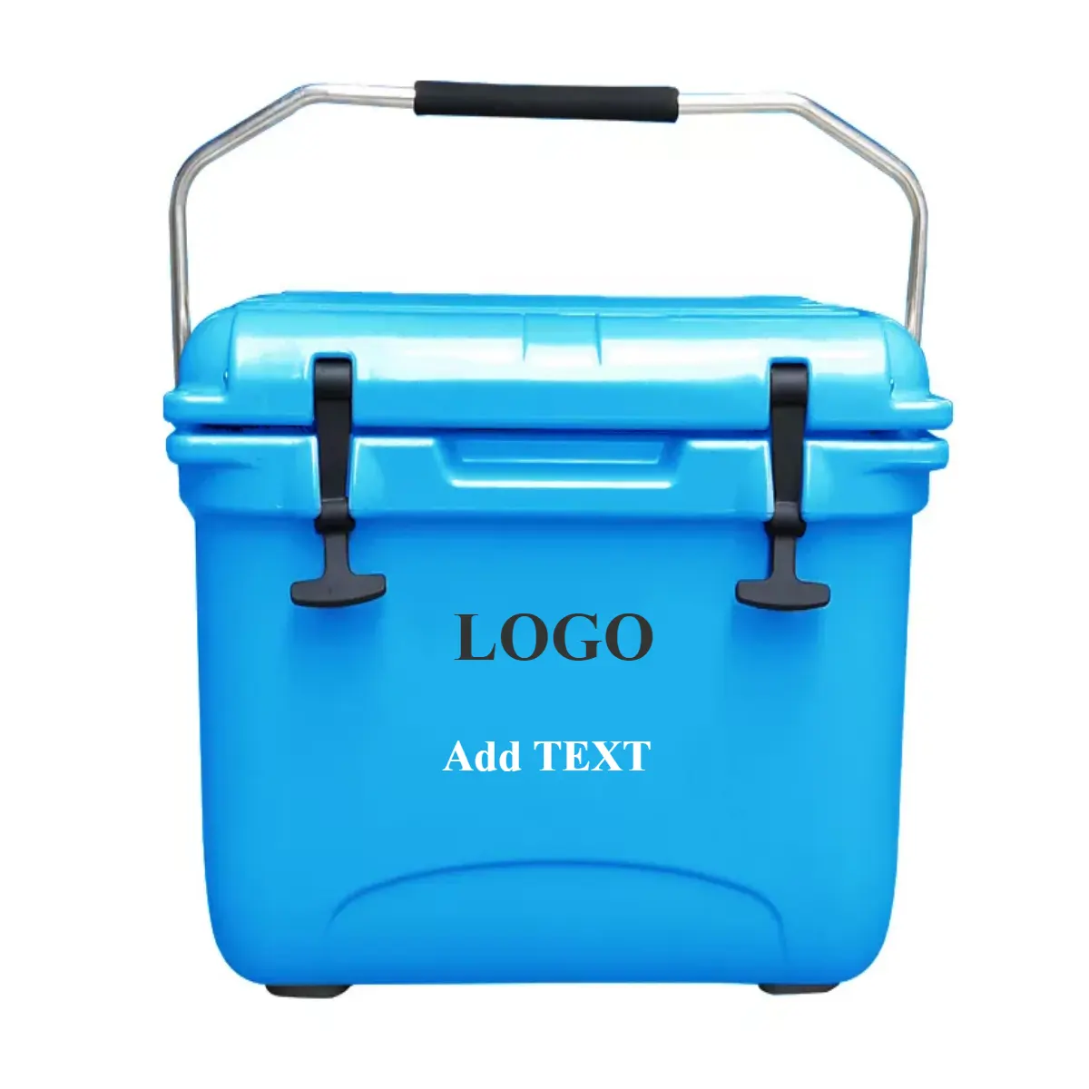 65 qt Ice Chest Durable Rotomolded Insulated cooler box for Beach Boat Camping Fishing Hiking