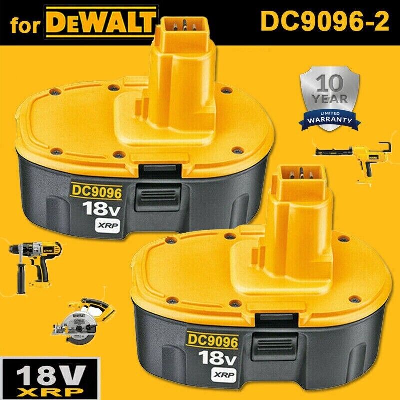 2 Pack 18 Volt XRP 5.0AH Battery For Dewalt DC9096-2 DC9098 DC9099 DC9096 DW9096