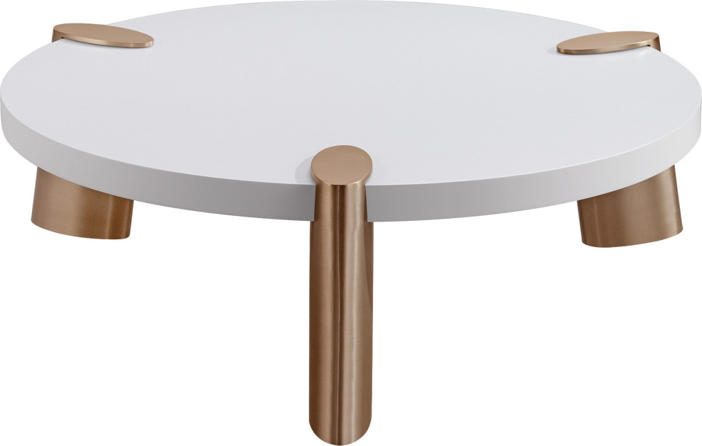 Mimeo Round Coffee Table   Contemporary   Coffee Tables   by HedgeApple  Houzz