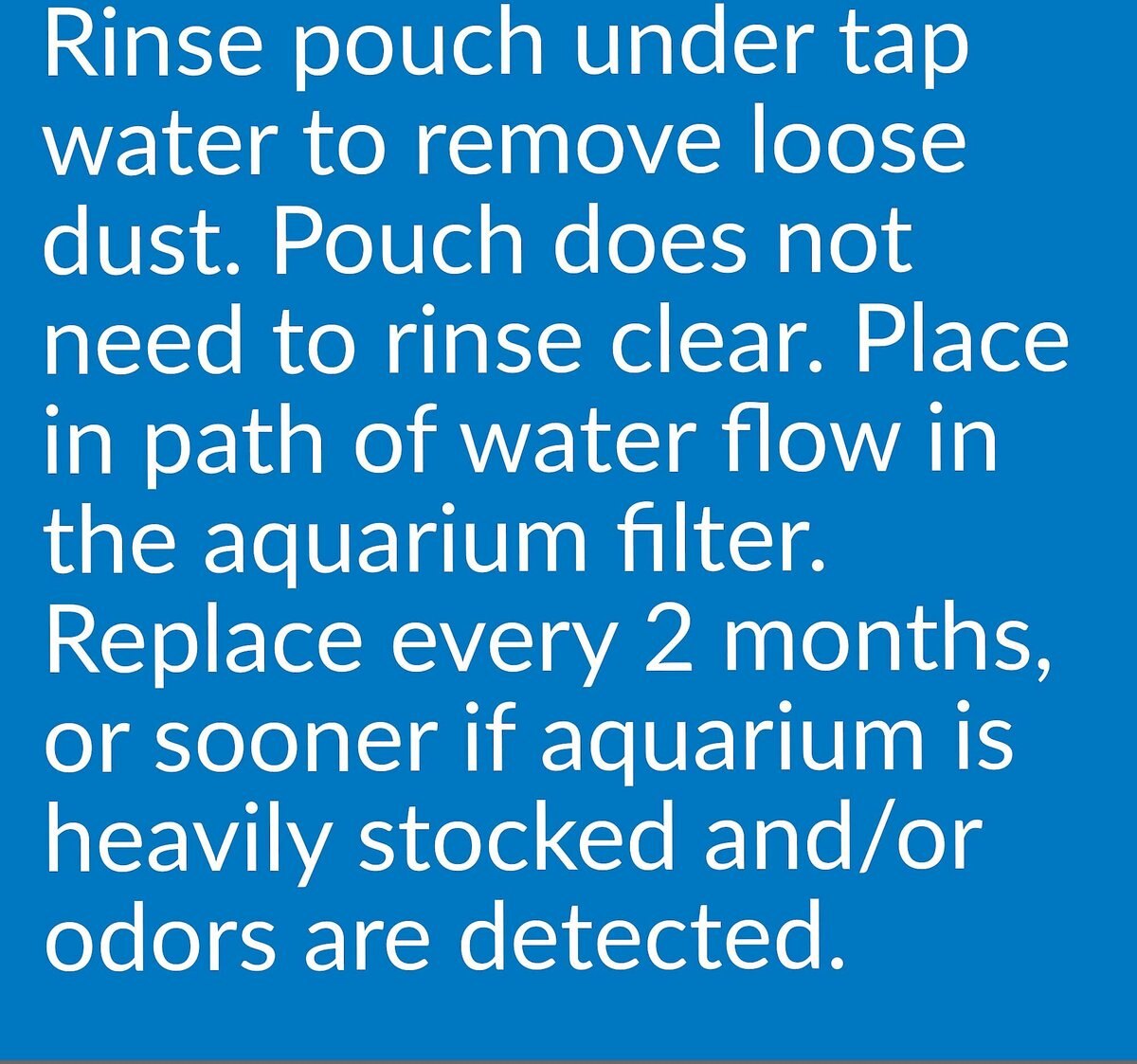 API Bio-Chem Zorb Aquarium Canister Filter Filtration Pouch