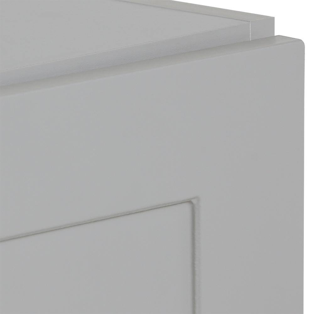 Hampton Bay Cambridge Gray Shaker Assembled Wall Cabinet (36 in. W x 12.5 in. D x 30 in H) CA3630W-KG